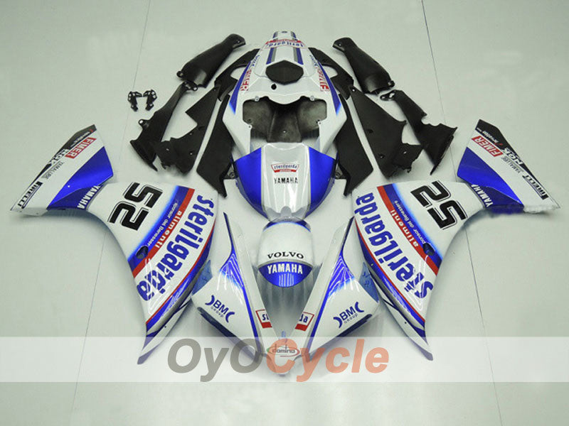 Kit carene a iniezione per YZF-R1 12-14 - Blu, Bianco - Sterilgarda #OYO87903176 Immagine principale del prodotto