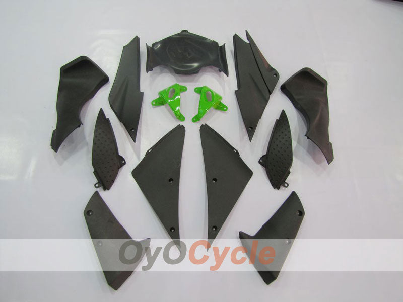 Kit carene a iniezione per NINJA ZX-6R 05-06 - Verde, Nero - Stile di fabbrica #OYO87901847 Immagine secondaria del prodotto