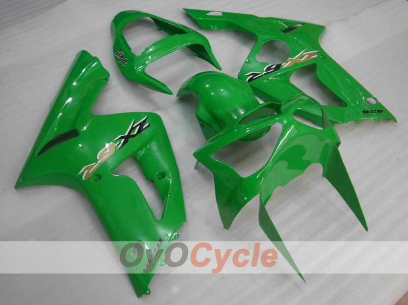Kit carenatura a iniezione per NINJA ZX-6R 03-04 - Verde - Stile Originale #OYO87901771 Immagine principale del prodotto