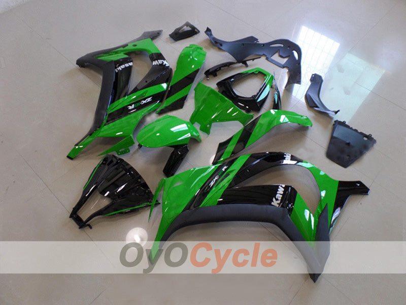 Carene a iniezione per NINJA ZX-10R 11-15 - Verde, Nero - Stile di fabbrica #OYO87903133 Immagine principale del prodotto