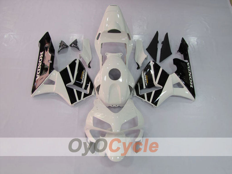 Kit carene a iniezione per CBR600RR 03-04 - Bianco, Nero - Stile di fabbrica #OYO87902549 Immagine principale del prodotto