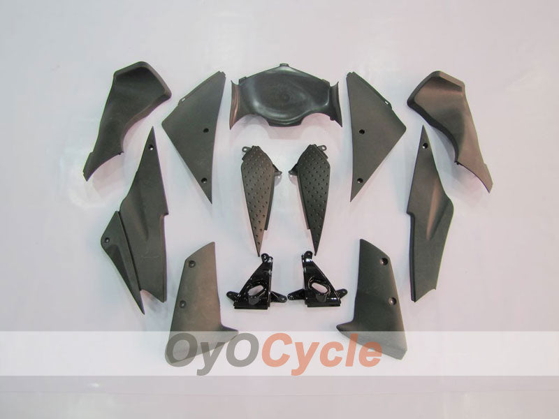 Kit carenatura a iniezione per NINJA ZX-6R 05-06 - Bianco, Nero - West #OYO87901894 Immagine secondaria del prodotto