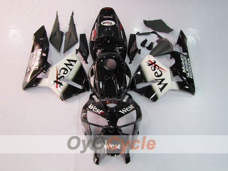 Kit carene a iniezione per CBR600RR 05-06 - Bianco, Nero - West #OYO87900353 Immagine principale del prodotto