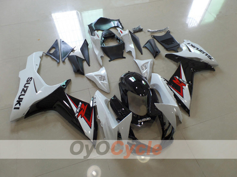 Kit carenatura a iniezione per GSX R750 11-26 - Bianco, Nero - Stile fabbrica #OYO87903201 Immagine principale del prodotto