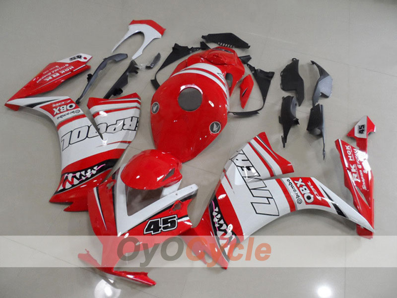 Kit carene a iniezione per CBR1000RR 12-16 - Rosso, Bianco - Stile Fabbrica #OYO87903326 Immagine principale del prodotto