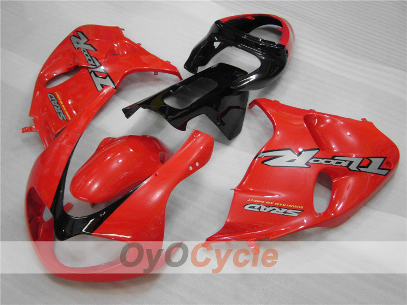 Kit carenatura a iniezione per TL1000R 98-03 - Rosso, Nero - Stile di fabbrica #OYO87903281 Immagine principale del prodotto
