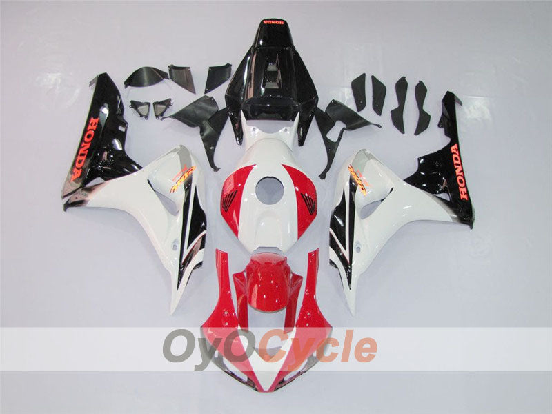 Kit carene a iniezione per CBR1000RR 06-07 - Rosso, Bianco - Stile Fabbrica #OYO87900624 Immagine principale del prodotto
