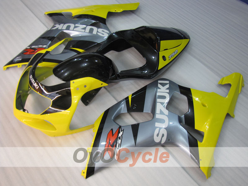 Kit carenatura a iniezione per GSX R750 00-03 - Giallo, Argento - Stile di fabbrica #OYO87905118 Immagine secondaria del prodotto