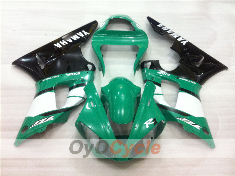 Carenatura a iniezione per YZF-R1 00-01 - Verde, Nero - Stile di fabbrica #OYO87900772 Immagine secondaria del prodotto