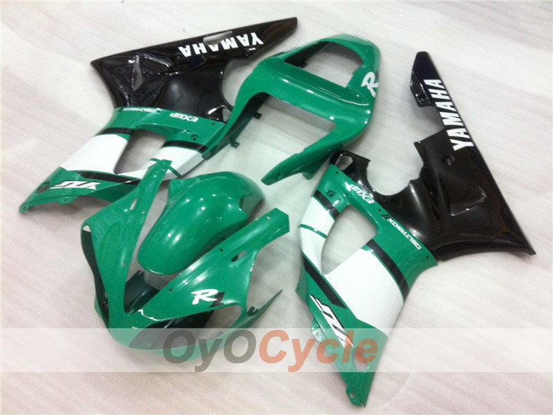 Carenatura a iniezione per YZF-R1 00-01 - Verde, Nero - Stile di fabbrica #OYO87900772 Immagine principale del prodotto