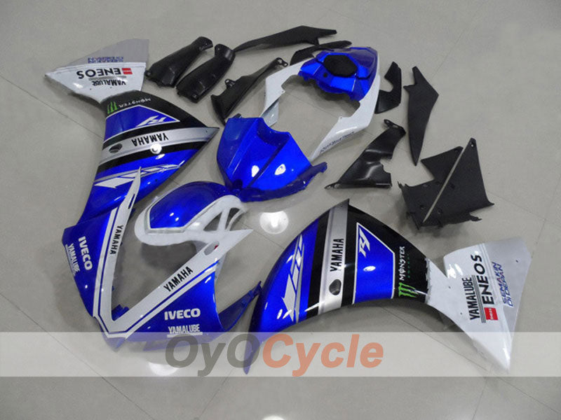 Kit carene a iniezione per YZF-R1 12-14 - Blu, Bianco - Stile Fabbrica #OYO87903180 Immagine principale del prodotto