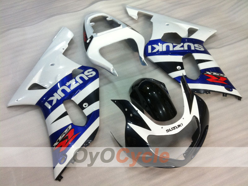 Kit carene a iniezione per GSX R600 01-03 - Bianco, Nero - Stile di fabbrica #OYO87901072 Immagine secondaria del prodotto
