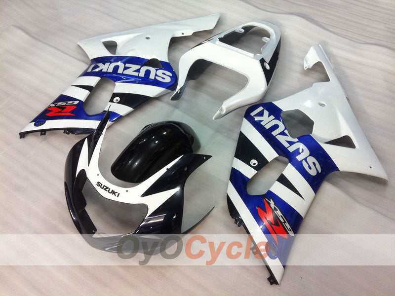 Carenatura a iniezione per GSX R750 anni 00-03 - Blu, Bianco - Stile Factory #OYO87901073 Immagine secondaria del prodotto