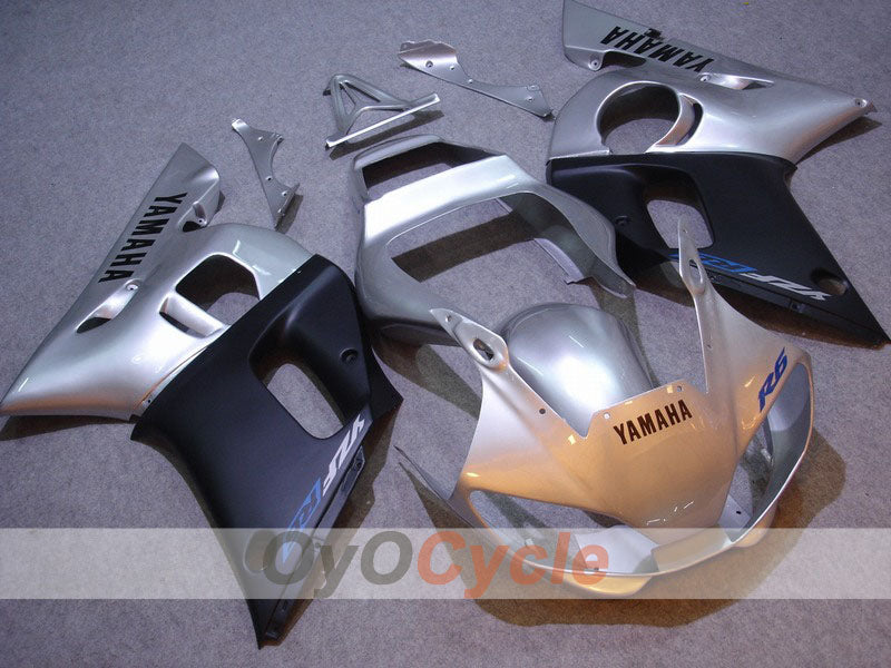 Kit carene a iniezione per YZF-R6 98-02 - Nero, Argento, Opaco - Stile originale #OYO87901012 Immagine principale del prodotto