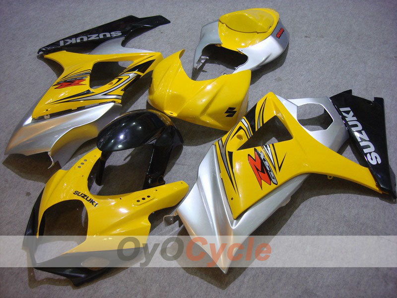 Kit carene a iniezione per GSX R1000 07-08 - Giallo, Nero - Stile di fabbrica #OYO87902128 Immagine principale del prodotto