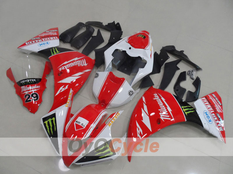 Kit carene ad iniezione per YZF-R1 12-14 - Rosso, Bianco - MAXXIS #OYO87903181 Immagine principale del prodotto