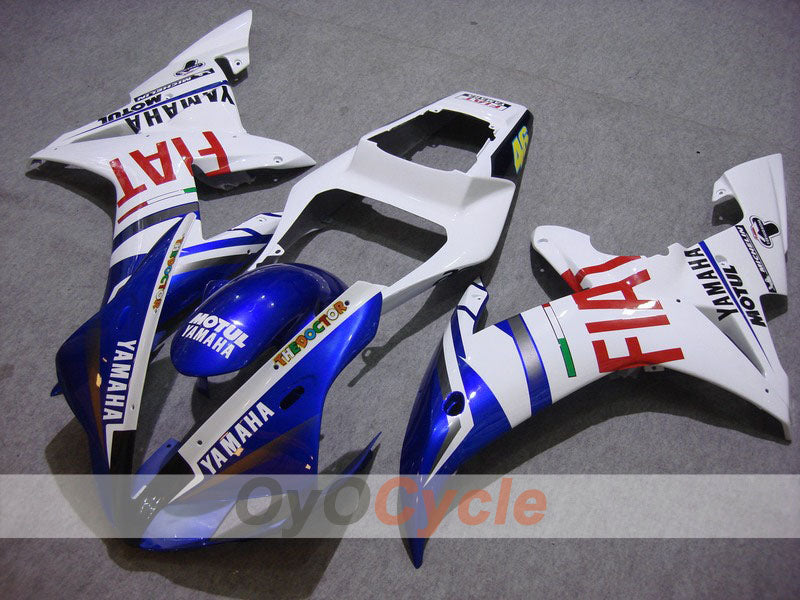 Kit carene a iniezione per YZF-R1 02-03 - Blu, Bianco - FIAT, MOTUL #OYO87900792 Immagine principale del prodotto