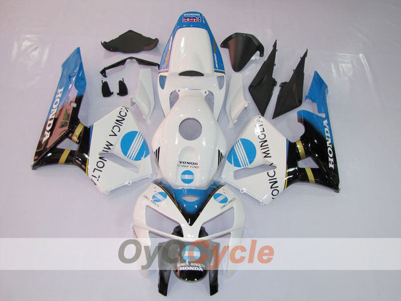 Kit carene stampate a iniezione per CBR600RR 05-06 - Blu, Bianco - Konica Minolta #OYO87900256 Immagine principale del prodotto
