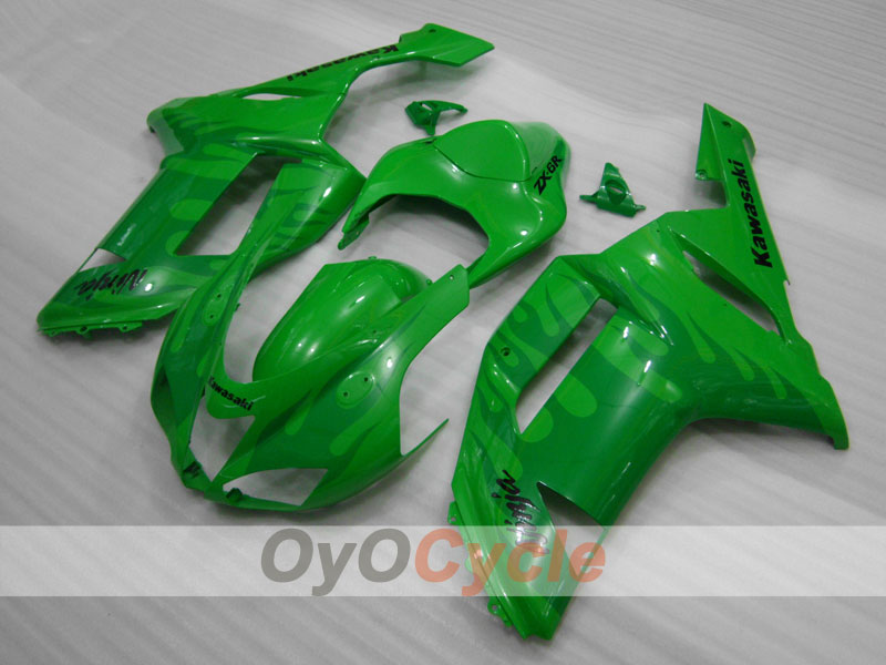 Kit Carenatura ad iniezione per NINJA ZX-6R 07-08 - Verde - Fiamma #OYO87901932 Immagine secondaria del prodotto