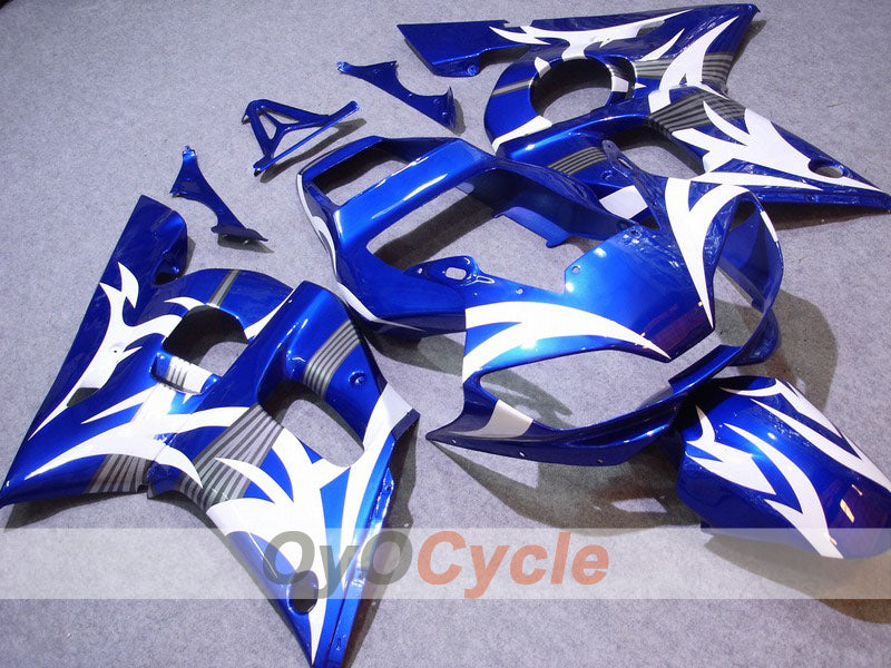 Kit carenatura a iniezione per YZF-R6 anni 98-02 - Blu, bianco - Fiamma #OYO87900991 Immagine principale del prodotto