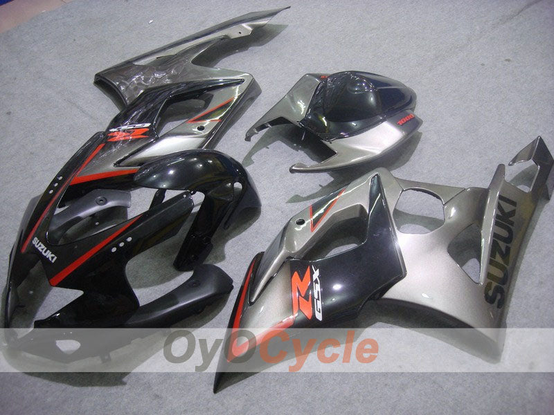 Kit carene a iniezione per GSX R1000 05-06 - Nero, Argento - Stile di Fabbrica #OYO87901980 Immagine principale del prodotto