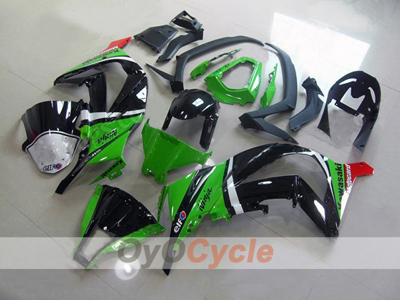 Kit carene a iniezione per NINJA ZX-10R 11-15 - Verde, Nero - Stile di fabbrica #OYO87903137 Immagine principale del prodotto