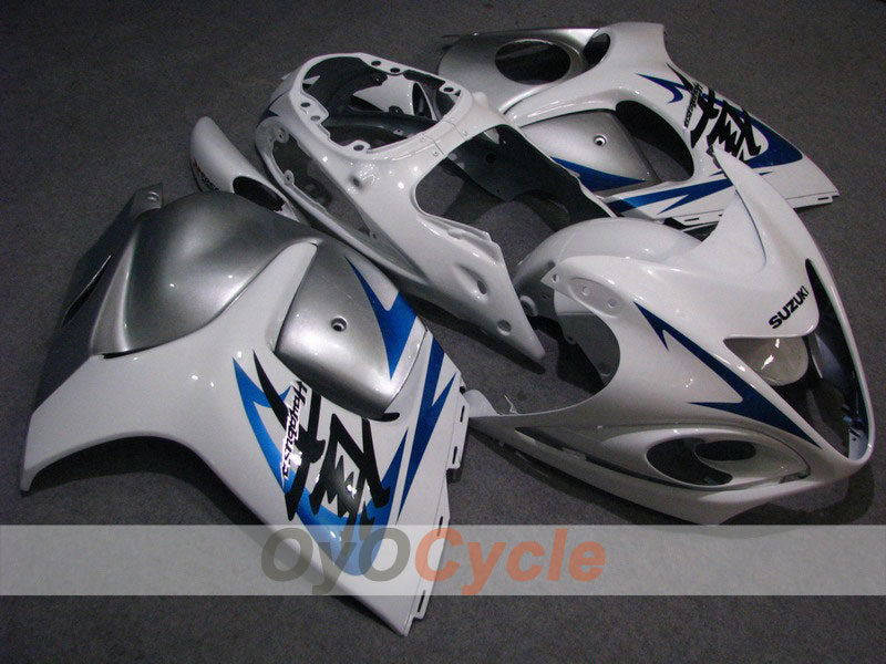 Kit carene a iniezione per GSXR1300 Hayabusa 08-20 - Bianco, Argento - Stile di fabbrica #OYO87902667 Immagine principale del prodotto