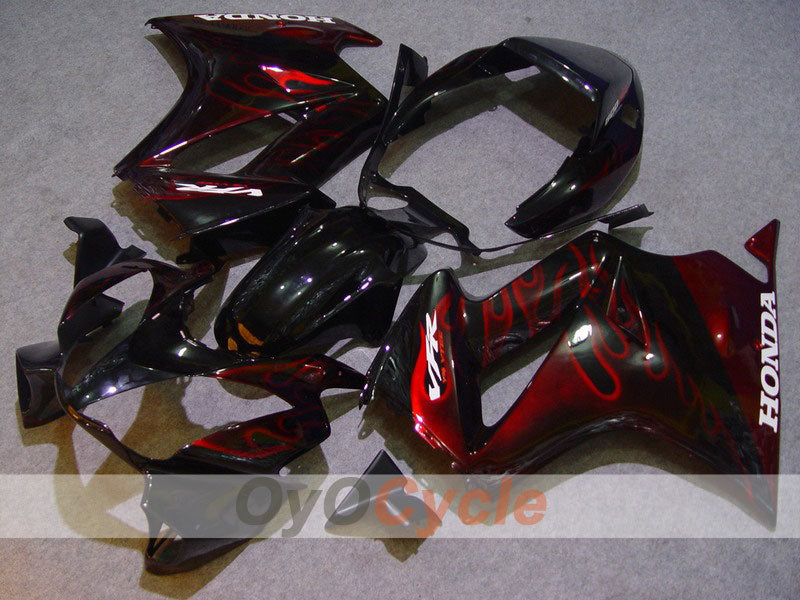 Carene complete per VFR800 98-01 - Rosso, Nero - Fiamma #OYO87902897
