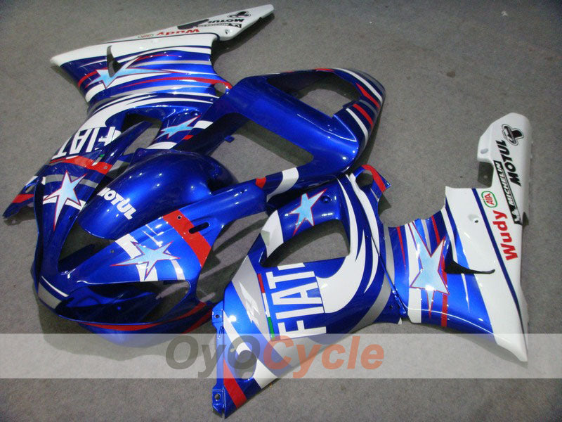 Kit carenatura a iniezione per YZF-R1 00-01 - Blu, Bianco - FIAT, MOTUL #OYO87900762 Immagine principale del prodotto