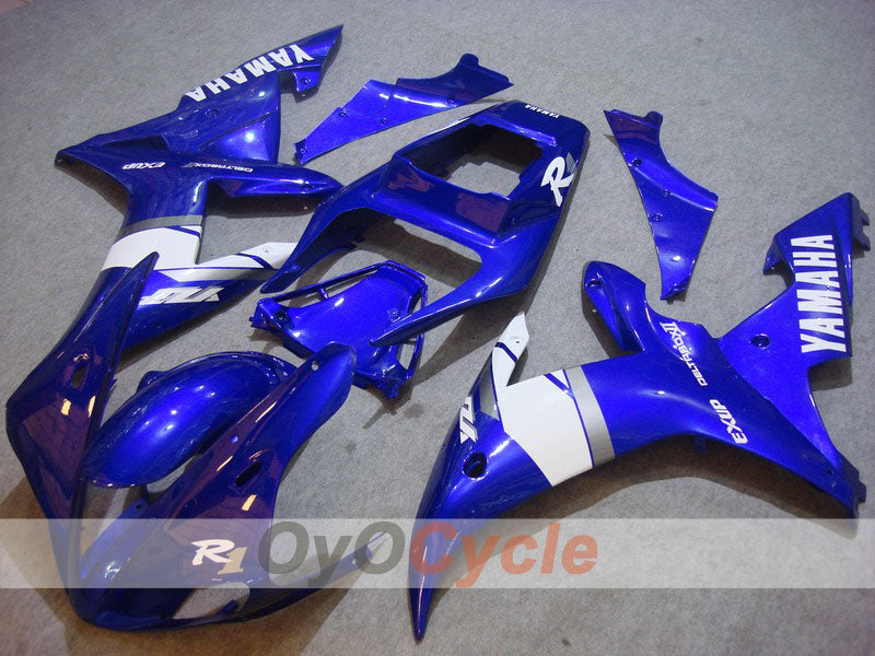 Kit carene a iniezione per YZF-R1 02-03 - Blu, Bianco - Stile Fabbrica #OYO87900812 Immagine principale del prodotto