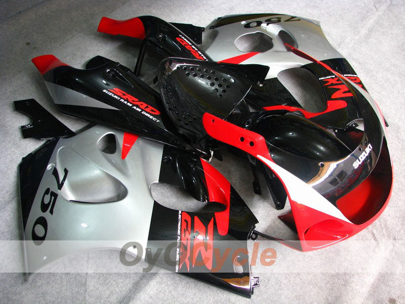Kit carene per Suzuki GSXR750 96-99 - Rosso, Nero - Stile fabbrica #OYO87903011 Immagine principale del prodotto