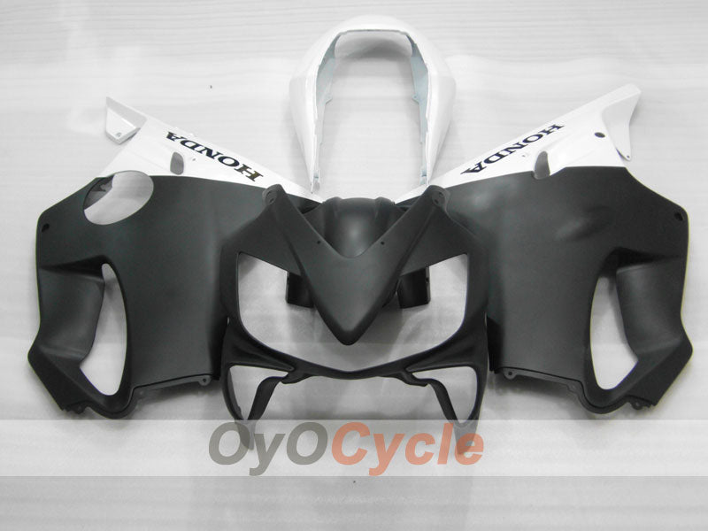 Carenatura a iniezione per CBR600F4i 04-07 - Bianco, Nero, Opaco - Stile originale #OYO87900206 Immagine principale del prodotto