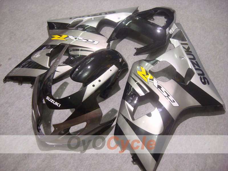 Carene a iniezione per GSX R750 04-05 - Nero, Argento - Stile di Fabbrica #OYO87901189 Immagine principale del prodotto