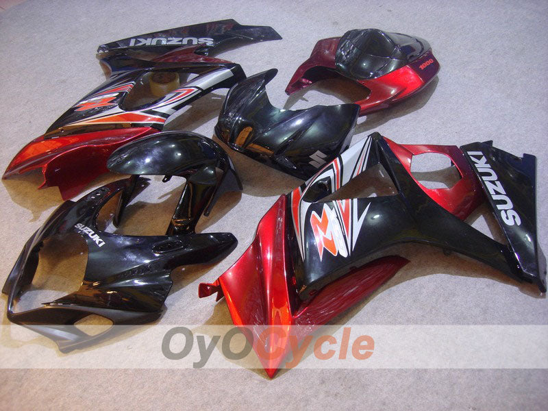 Carenatura a iniezione per GSX R1000 del 07-08 - Rossa, Nera - Stile originale #OYO87902130 Immagine principale del prodotto