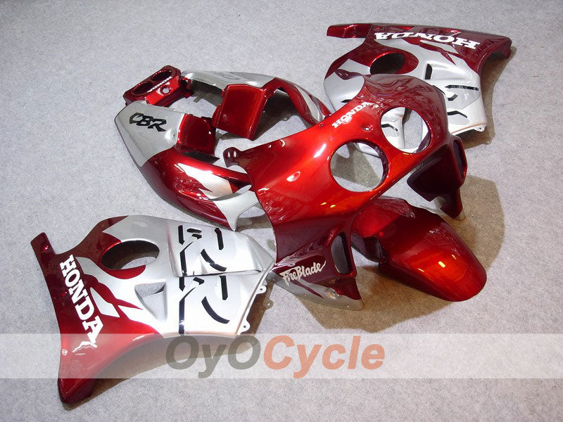 Kit carene a iniezione per CBR250RR 90-94 - Rosso, Argento - Fireblade #OYO87902927 Immagine principale del prodotto