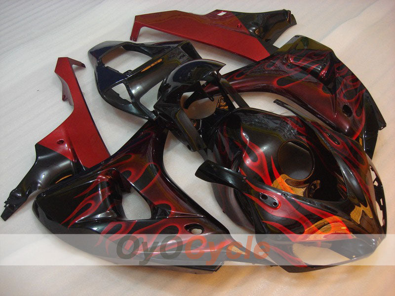 Kit carene a iniezione per CBR1000RR 06-07 - Rosso, Nero - Fiamma #OYO87900593 Immagine principale del prodotto