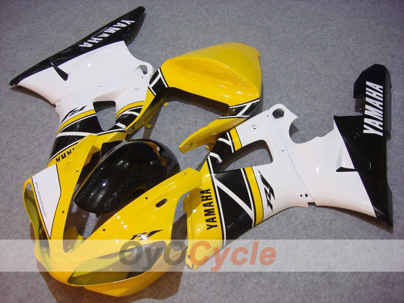 Kit carene a iniezione per YZF-R1 00-01 - Giallo, Bianco - Stile Fabbrica #OYO87900782 Immagine principale del prodotto