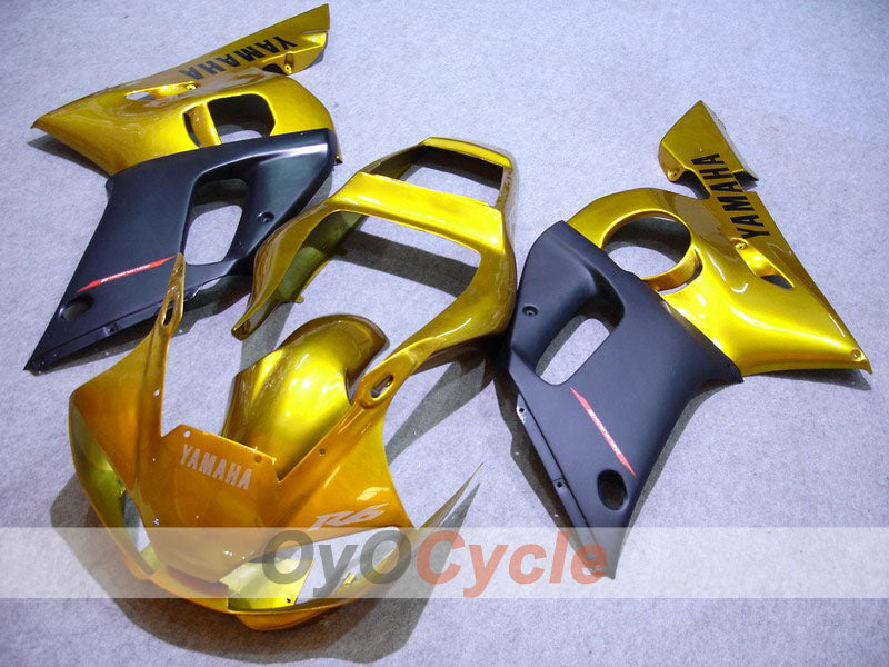 Kit carene a iniezione per YZF-R6 98-02 - Nero, Oro - Stile Fabbrica #OYO87901013 Immagine principale del prodotto