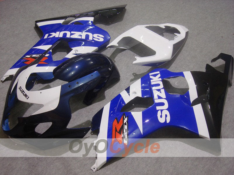 Kit carene a iniezione per GSX R750 anni 04-05 - Blu, Bianco - Stile Fabbrica #OYO87901191 Immagine principale del prodotto