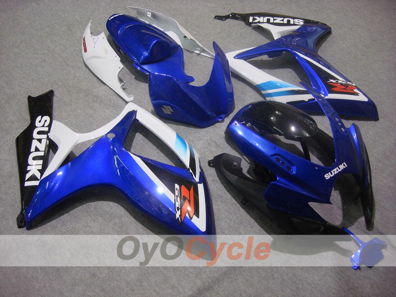 Kit carene a iniezione per GSX R750 06-07 - Blu, Bianco - Stile di fabbrica #OYO87901331 Immagine principale del prodotto