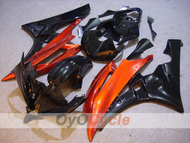 Kit carene a iniezione per YZF-R6 06-07 - Arancio, Nero - Stile di fabbrica #OYO87900949 Immagine principale del prodotto