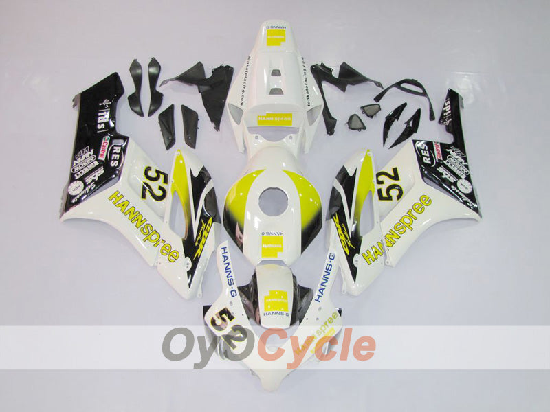 Kit carene a iniezione per CBR1000RR 04-05 - Giallo, Bianco - HANN Spree #OYO87902843 Immagine principale del prodotto