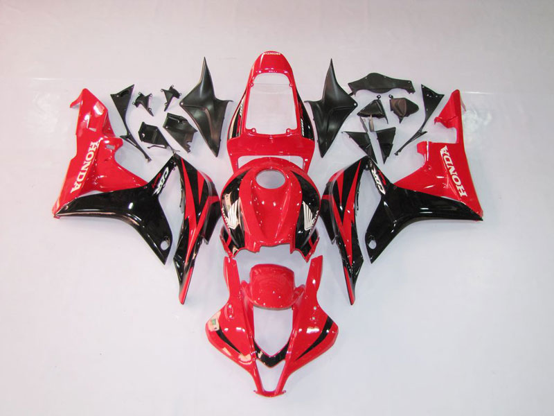 Kit carenatura a iniezione per CBR600RR 07-08 - Rosso, Nero - Stile di fabbrica #OYO87900386 Immagine principale del prodotto