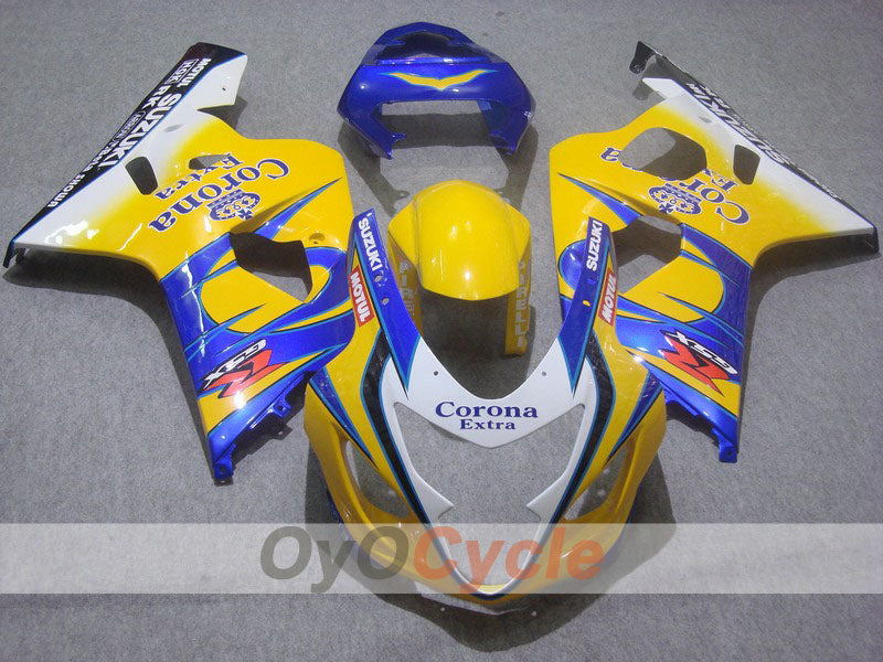 Kit carene stampate a iniezione per GSXR600 04-05 - Giallo, Blu - Corona, MOTUL #OYO87901162 Immagine principale del prodotto