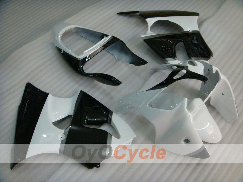 Carenatura a iniezione per NINJA ZX-6R 00-02 - Bianco, Nero - Stile di Fabbrica #OYO87901699 Immagine principale del prodotto
