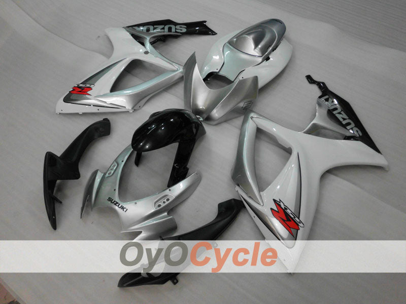 Kit carene a iniezione per GSX R750 06-07 - Bianco, Argento - Stile Fabbrica #OYO87901312 Immagine secondaria del prodotto