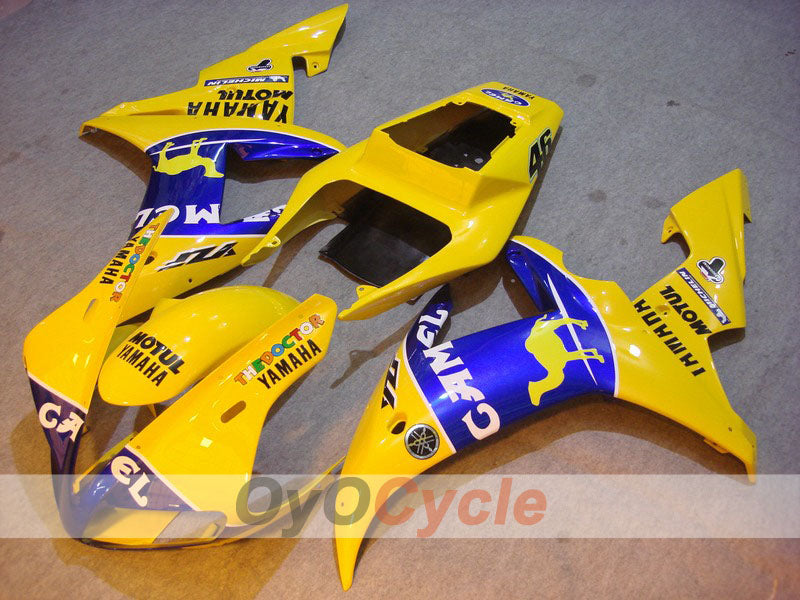 Kit carenatura a iniezione per YZF-R1 02-03 - Giallo, Blu - Camel, MOTUL #OYO87900787 Immagine principale del prodotto