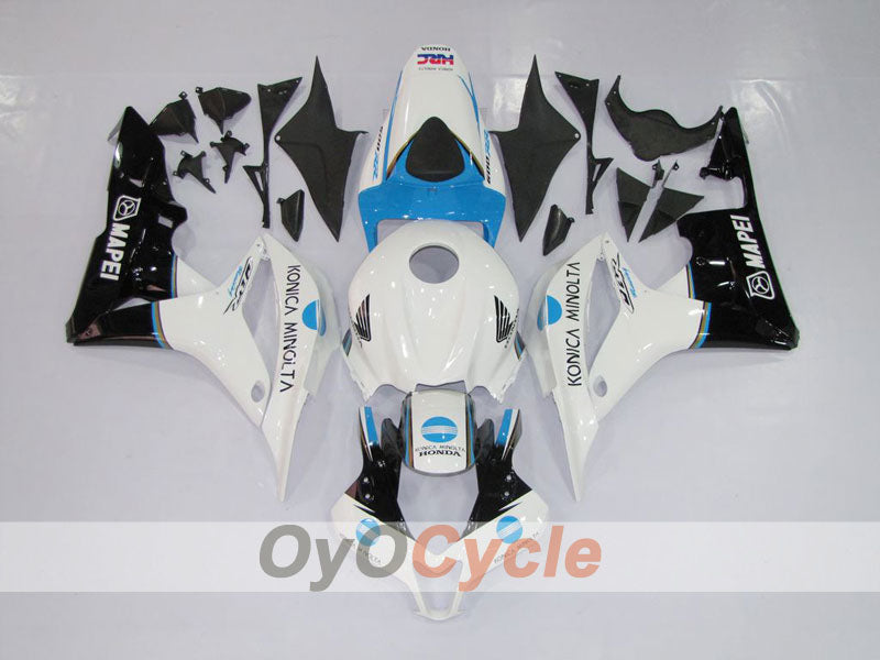 Kit Carene a Iniezione per CBR600RR 07-08 - Bianco, Nero - Konica Minolta #OYO87900366 Immagine principale del prodotto