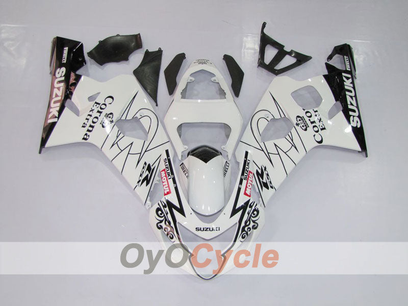 Kit carene a iniezione per GSX R750 04-05 - Bianco, Nero - Corona #OYO87901236 Immagine principale del prodotto
