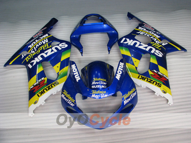 Kit carene a iniezione per GSX R600 01-03 - Blu - MOTUL #OYO87905083 Immagine secondaria del prodotto